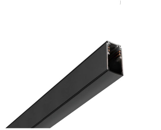 48V TRACK non-electric cover rail 2m black