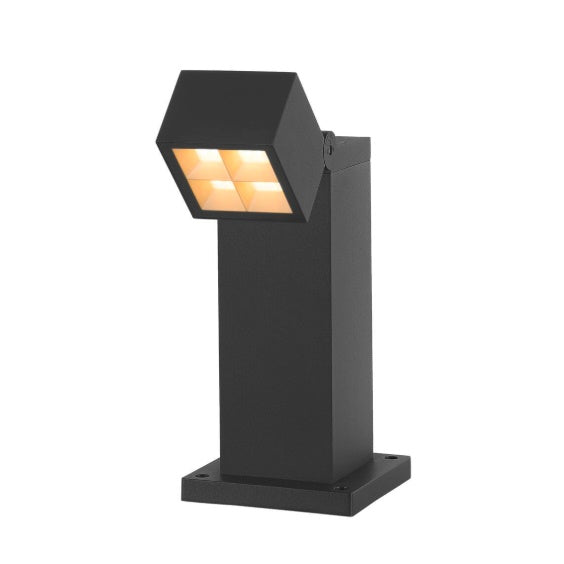 15W(1000/1200 Lm) R-CUBE 35 surface-mounted LED luminaire, anthracite, IP65, IK04, dimmable, warm white light 2700/3000K