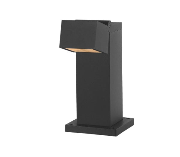 Накладной светодиодный светильник 15W(1000/1200 Lm) R-CUBE 35, антрацит, IP65, IK04, диммируемый, теплый белый свет 2700/3000K