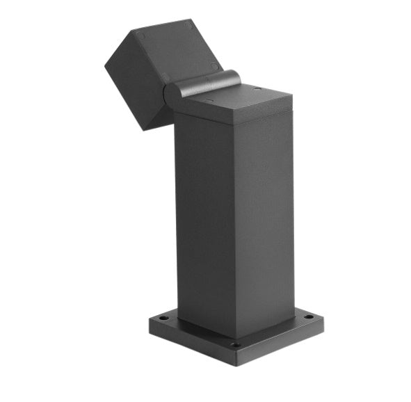 Накладной светодиодный светильник 15W(1000/1200 Lm) R-CUBE 35, антрацит, IP65, IK04, диммируемый, теплый белый свет 2700/3000K