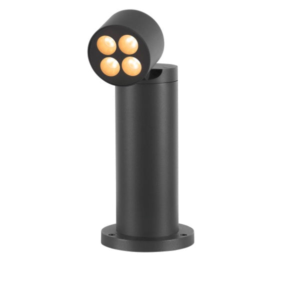 15W(800 / Lm) R-CUBE 35 surface-mounted LED luminaire, anthracite, IP65, IK04, dimmable, warm white light 2700/3000K