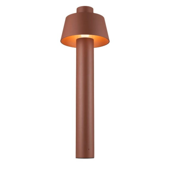 MAX 13W E27 PHOTONI 75 surface-mounted LED luminaire, rust, IP65, IK08