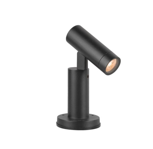 MAX 10W GU10 S-TUBE 32 pinnale paigaldatav LED-valgusti, matt must, IK06, IP65