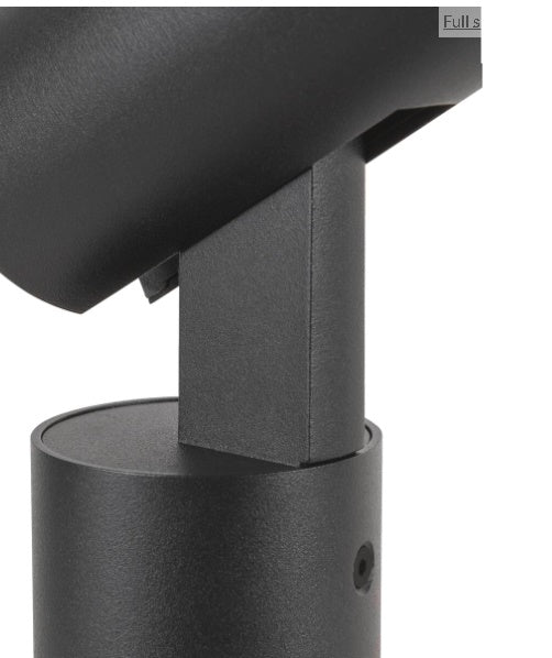 MAX 10W GU10 S-TUBE 32 pinnale paigaldatav LED-valgusti, matt must, IK06, IP65