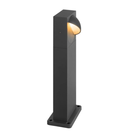 15W(900/1050LmLm)  LID I 45 free-standing uz virsmas montējams LED gaismeklis, antracīta, IP65, IK07, silti balta gaisma 3000K