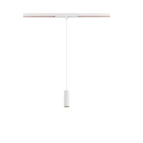 8W(700Lm) 48V DALI 2 LALU® LED iekarams sliežu gaismeklis, IP20, IK01, dimmējams, matēts balts, silti balta gaisma 3000K