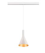 8W(700Lm) 48V DALI 2 LALU® LED iekarams sliežu gaismeklis, IP20, IK01, dimmējams, matēts balts, silti balta gaisma 3000K