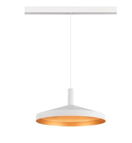 8W(700Lm) 48V DALI 2 LALU® LED iekarams sliežu gaismeklis, IP20, IK01, dimmējams, matēts balts, silti balta gaisma 3000K