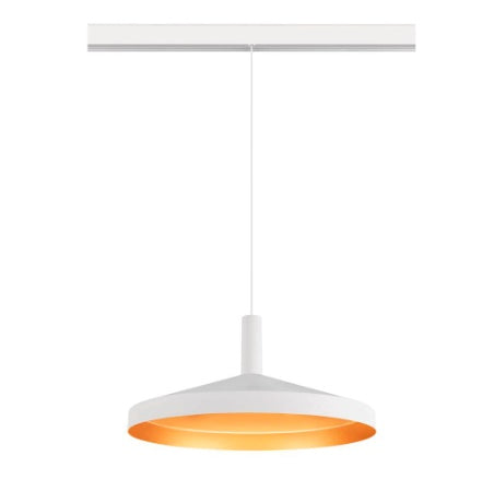 8W(700Lm) 48V DALI 2 LALU® LED iekarams sliežu gaismeklis, IP20, IK01, dimmējams, matēts balts, silti balta gaisma 3000K