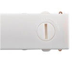 8W(700Lm) 48V DALI 2 LALU® LED iekarams sliežu gaismeklis, IP20, IK01, dimmējams, matēts balts, silti balta gaisma 3000K