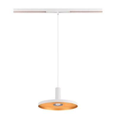 8W(700Lm) 48V DALI 2 LALU® LED iekarams sliežu gaismeklis, IP20, IK01, dimmējams, matēts balts, silti balta gaisma 3000K