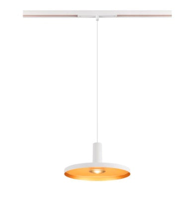 8W(700Lm) 48V DALI 2 LALU® LED iekarams sliežu gaismeklis, IP20, IK01, dimmējams, matēts balts, silti balta gaisma 3000K