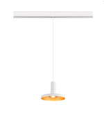 8W(700Lm) 48V DALI 2 LALU® LED iekarams sliežu gaismeklis, IP20, IK01, dimmējams, matēts balts, silti balta gaisma 3000K