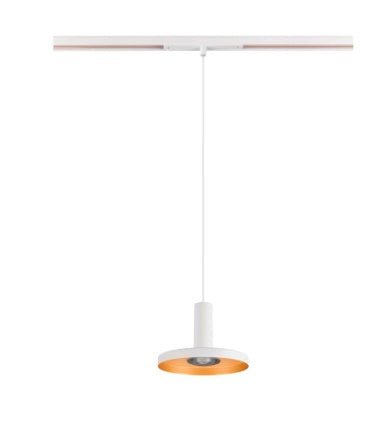 8W(700Lm) 48V DALI 2 LALU® LED iekarams sliežu gaismeklis, IP20, IK01, dimmējams, matēts balts, silti balta gaisma 3000K