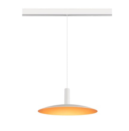 8W(700Lm) 48V DALI 2 LALU® LED iekarams sliežu gaismeklis, IP20, IK01, dimmējams, matēts balts, silti balta gaisma 3000K