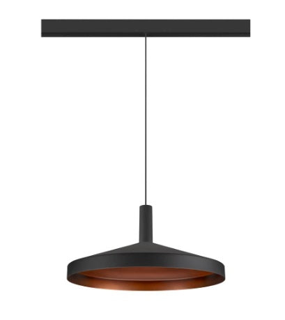 8W(700Lm) 48V DALI 2 LALU® LED iekarams sliežu gaismeklis, IP20, IK01, dimmējams, matēts melns, silti balta gaisma 3000K (Copy)