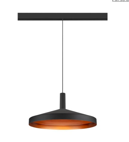 8W(700Lm) 48V DALI 2 LALU® LED raidvalgusti, IP20, IK01, dimmerdatav, matt must, soe valge 3000K (koopia)