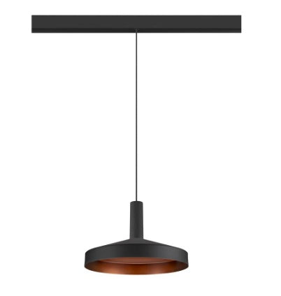 8W(700Lm) 48V DALI 2 LALU® LED iekarams sliežu gaismeklis, IP20, IK01, dimmējams, matēts melns, silti balta gaisma 3000K (Copy)