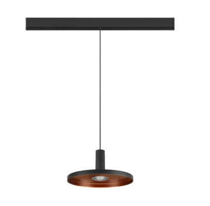 8W(700Lm) 48V DALI 2 LALU® LED iekarams sliežu gaismeklis, IP20, IK01, dimmējams, matēts melns, silti balta gaisma 3000K (Copy)