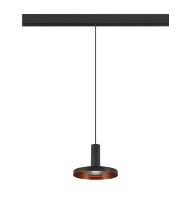 8W(700Lm) 48V DALI 2 LALU® LED iekarams sliežu gaismeklis, IP20, IK01, dimmējams, matēts melns, silti balta gaisma 3000K (Copy)