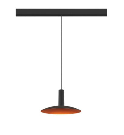 8W(700Lm) 48V DALI 2 LALU® LED iekarams sliežu gaismeklis, IP20, IK01, dimmējams, matēts melns, silti balta gaisma 3000K (Copy)