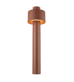 MAX 13W E27 PHOTONI CYL POLE 75 uz virsmas montējams LED gaismeklis, rūsas, IP65, IK08