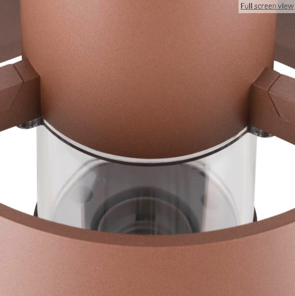 MAX 13W E27 PHOTONI CYL POLE 75 surface-mounted LED luminaire, rust, IP65, IK08