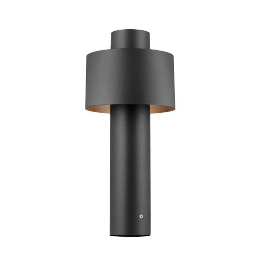Накладной светодиодный светильник MAX 13W E27 PHOTONI CYL POLE 45, черный, IP65, IK08