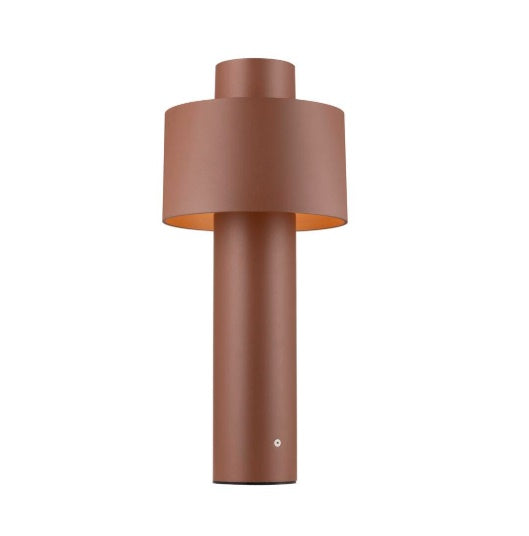 Накладной светодиодный светильник MAX 13W E27 PHOTONI CYL POLE 45, цвет ржавчины, IP65, IK08