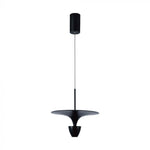9W(1000Lm) LED-designarmatur, V-TAC, IP20, svart+guld, neutralvit 4000K