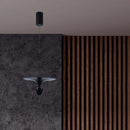 9W(1000Lm) LED-designarmatur, V-TAC, IP20, svart, varmvitt ljus 3000K