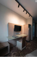 9.8W(610Lm) 48V DALI GRIP! S LED cylindrical track luminaire, IP20, IK02, dimmable, white/black, warm white light 3000K