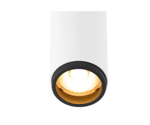 9.8W(350Lm) DALI track luminaire, IP20, IK02, dimmable, white/black, warm white light 3000K