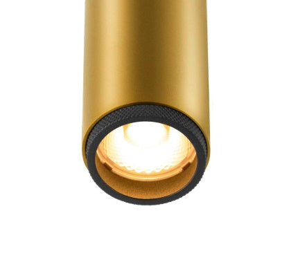 9.8W(350Lm) DALI GRIP! S track luminaire, IP20, IK02, dimmable, gold/black, warm white light 3000K