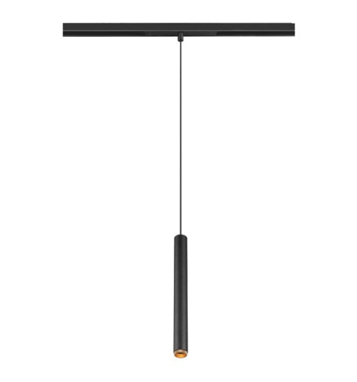 9.8W(530Lm) 48V DALI GRIP! S LED iekarams sliežu gaismeklis, IP20, bronzas/melns, dimmējams, silti balta gaisma 2700K