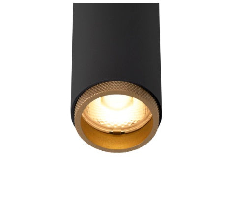 9.8W(530Lm) 48V DALI GRIP! S LED iekarams sliežu gaismeklis, IP20, bronzas/melns, dimmējams, silti balta gaisma 2700K