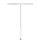 9.8W(530Lm) 48V DALI GRIP! S LED iekarams sliežu gaismeklis, IP20, balts/melns, dimmējams, silti balta gaisma 2700K