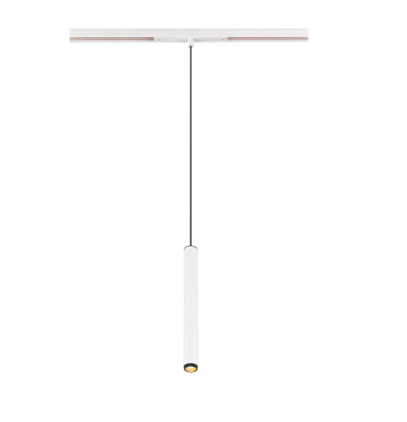 9.8W(530Lm) 48V DALI GRIP! S LED iekarams sliežu gaismeklis, IP20, balts/melns, dimmējams, silti balta gaisma 2700K