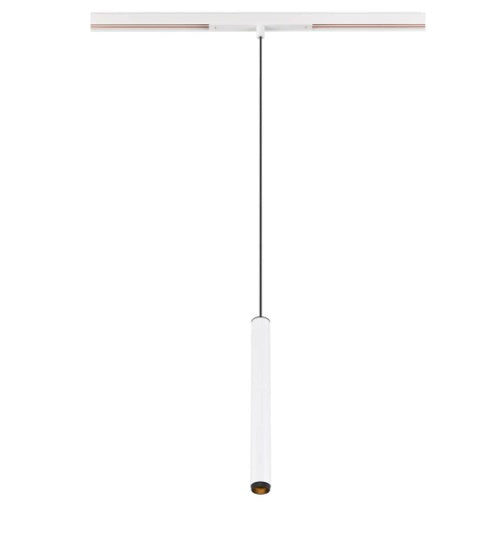 9.8W(530Lm) 48V DALI GRIP! S LED iekarams sliežu gaismeklis, IP20, balts/melns, dimmējams, silti balta gaisma 2700K