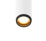 9.8W(530Lm) 48V DALI GRIP! S LED iekarams sliežu gaismeklis, IP20, balts/melns, dimmējams, silti balta gaisma 2700K