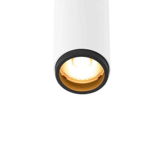9.8W(530Lm) 48V DALI GRIP! S LED iekarams sliežu gaismeklis, IP20, balts/melns, dimmējams, silti balta gaisma 2700K