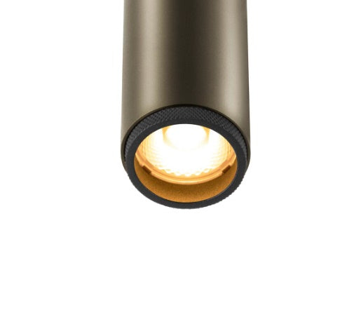 9.8W(350Lm) 48V DALI GRIP! S светодиодный трековый светильник, IP20, бронза/черный, диммируемый, теплый белый свет 3000K