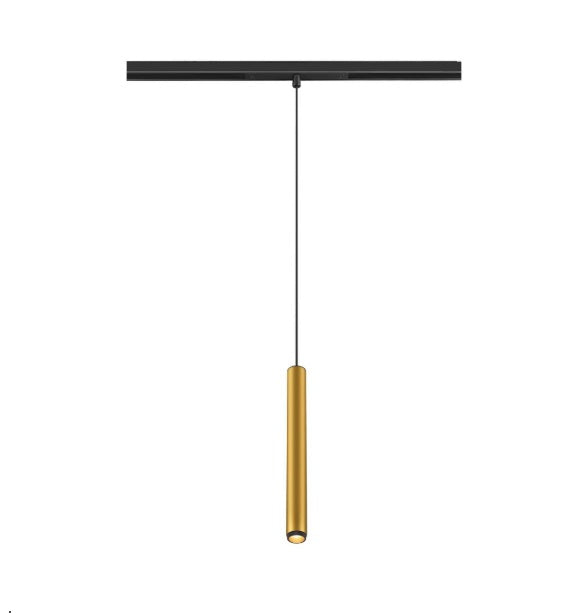 9.8W(530Lm) 48V DALI GRIP! S LED iekarams sliežu gaismeklis, IP20, zelta/melns, dimmējams, silti balta gaisma 2700K