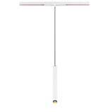 9.8W(350Lm) DALI LED iekarams sliežu gaismeklis, IP20, IK02, dimmējams, silti balta gaisma 200-3000K