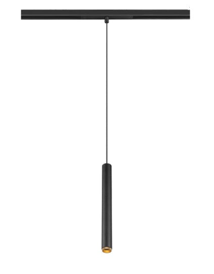9.8W(350Lm) 48V DALI GRIP! S LED raidvalgusti, IP20, must/kuldne, timmitav, soe valge valgus 3000K