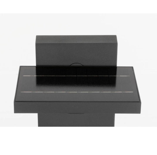 6,8W(600/650Lm ABRIDOR POLE 100 HYBRID pinnapealne LED-valgusti koos anduriga, matt antratsiit, P65, IK07, soe valge valgus 2200/2700 K