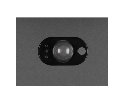 6,8W(600/650Lm ABRIDOR POLE 100 HYBRID pinnapealne LED-valgusti koos anduriga, matt antratsiit, P65, IK07, soe valge valgus 2200/2700 K