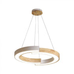 32W(4000Lm) LED-designarmatur, V-TAC, IP20, vit+trä, varmvitt ljus 3000K
