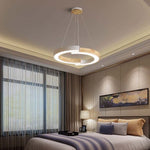 32W(4000Lm) LED-designarmatur, V-TAC, IP20, vit+trä, varmvitt ljus 3000K