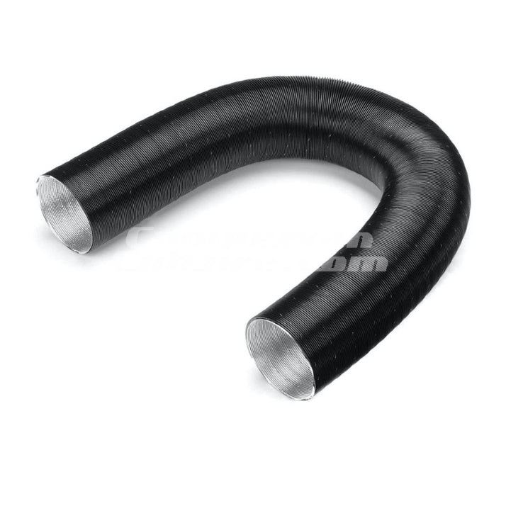 100cm VEVOR sildītāja siltā gaisa izplūdes caurule, melna